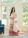 7077 And 7089 By Alizeh Georgette Sharara Suits Wholesalers In Surat
